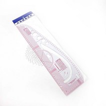 오렌지미싱 다용도직각자 직각자 곡자 암홀자 그레이딩자 각도기 원 겸용