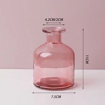 파티룸 렌탈스튜디오 꽃병 INS Nordic Colored Glass Vase Flower arrangement hydroponics ball glass art flower war, [11] violet