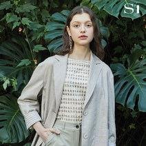 린넨 혼방 패턴 블라우스 (SCBAD2417)