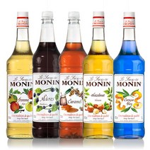 모닌 시럽 1000ml 39종 바닐라 카라멜 헤이즐넛 망고 자몽 민트, 애플 시럽 (1000ml)