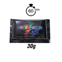 10g15g25g30g 매직 파이어 다채로운 불꽃 모닥불 불꽃 분말 향 주머니 불꽃 트릭 야외 캠핑 하이킹 생존 도구, 30g, 협력사
