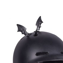 헬멧장식 박쥐날개_1p 멀티 꾸미기 캐릭터 입체스티커, 레드