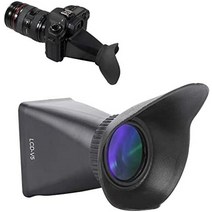 LCD 뷰파인더 2.8x 뷰 파인더 LCD 화면 확대 뷰파인더 돋보기 뷰어 익스텐더 후드 포함 카메라용(v3), v5