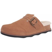Clarks 여성용 브린 슬라이드 크로그 탄 스웨이드 9 미디움