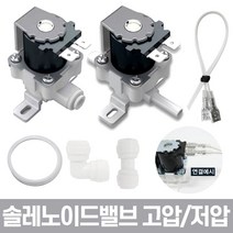 매직퓨리 솔레노이드밸브 ac220v 솔밸브 고압 닫힘 피팅1/4, 4. dc12/고압/열림/스템1/4