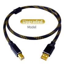 canare hifi usb cable dac a-b alpha 4n ofc digital ab audio a to b high-end type a to type b hifi da, 업그레이드된 모델, 3m