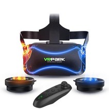 VR게임기 VR기기 VR추천VR 안경 한 벌 고품질 조절 장치 핸들 헤드셋 게임 리모컨 포함 드롭 쉬핑 도, 한개옵션1, 01 Black