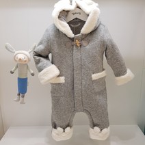 아가방 30% 겨울 베이비페어! 부드럽게 따뜻해 곰돌 방한 우주복! 손발싸개식 곰돌 우주복! 안감도 후끈해 유아 패딩 우주복! 신생아 외출복으로 이거 딱 좋아 겨울 바디슈트