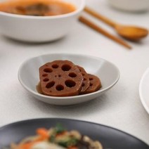 감성 조약돌 반찬 쓰임 찬기 소 2종(종지 케찹 그릇 소스볼 1인 반찬), 블랙, 종지(9.5cm)