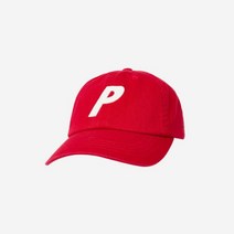 [정품] 팔라스 P 6-패널 캡 트루스트 레드 - 23FW 6-Panel Cap Truest Red 1221536