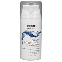 NOW Solutions 천연 프로게스테론 밸런싱 스킨 크림 85g 펌프당 천연 프로게스테론 20mg 무향 프로게스테론 황체호르몬 크림 여성, 1개