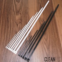 d09 동아뉴텍 케이블타이 100mm 백색/흑색 1000개