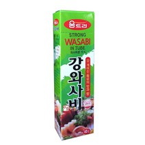 움트리 강와사비(튜브) 43g튜브형 여행용 일회용 와사비, 43g, 1개