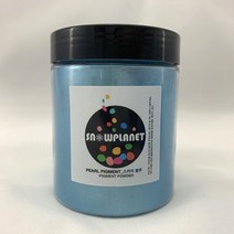 스노우플래닛 칼라펄 안료 Mica 마이카 펄 피그먼트 파우더 100g, 스카이 블루