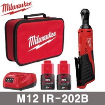 _ 밀워키 M12 IR-202B 충전 임팩트 라쳇 렌치 베어툴, 1개