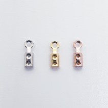 악세사리 고정캡 C캡 8mm 마감장식(10개)악세사리부자재 마감장식 귀걸이만들기, 로즈골드