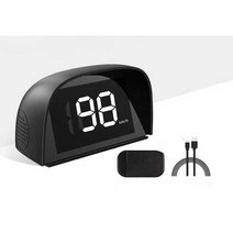 과속카메라 감지기 지능형 음성 과속 경고기 안내기, HUD 속도 경고 장치+USB 케이블+업글케이블