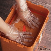프리미엄 주방용품 황토 김치통 보관용기 누름독, 황토김칫독16Lx1개