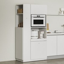 한샘 모디 주방수납 코너렌지대 85cm 2종 택1, 화이트(A)