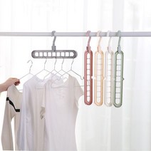 [시아코리아]9단 기능성 옷걸이 옷장 공간활용, 1, 9단행거 다기능옷걸이/그레이