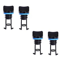 고무보트 123 팩 4 카약 드레인 스토퍼 분리형 Leakproof 고무 씰링 링 보트 카누 교체 마개 Scupper 액세서리 블루, [03] Blue 1 Pc