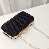 혼주가방 디너 체인 혼주 진주 가방 결혼식 한복 쇼퍼백 명원