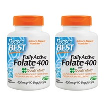 닥터스베스트 풀리 액티브 폴레이트 400mcg 베지 캡, 2개, 90개입