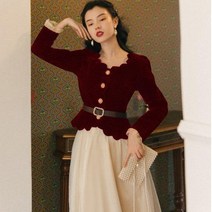 2color 개화기의상 샤스커트 투피스 하객룩 가을 졸업사진