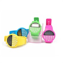 컬러 스마트 계산기 손목 시계, 핑크