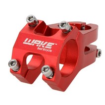 자전거 스템 각도 높이 연장봉 조절 Wake-31.8mm 알루미늄 합금 자전거 줄기 고강도 CNC 가공 도로 MTB 핸, 02 빨간