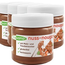 프루사노 Frusano Chocolate spread 독일 너트 누가 크림 초콜릿 스프레드 200g, 5팩