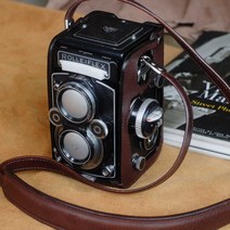 롤라이플렉스용 핸드메이드 소가죽 케이스 rolleiflex3.5f 2.8f 소량재고, 브라운 소프트 베지터블 태닝