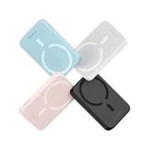 베이스어스 Baseus 맥세이프 미니 무선 보조배터리 20W 6000mAh, 블루