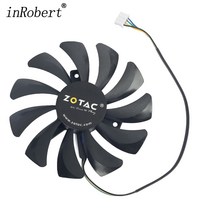 Zotac Nvidia GTX1060 6GB 미니 GTX 1060 3GB HA9010H12F-Z HP RX480 그래픽 카드 냉각을위한 새로운 85mm, CHINA