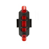 자전거용 후레쉬 손전등 랜턴 자전거 라이트 전면 후면 미등 USB 충전식 MTB 산악 램프 방수 800LM 헤드 사이클링, Red Taillight