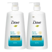 도브 데일리 샤인 컨디셔너 린스 660ml, 2개