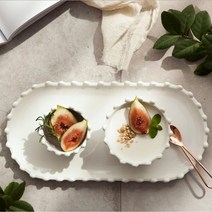 로얄애덜리 스노우 타원접시, 단품