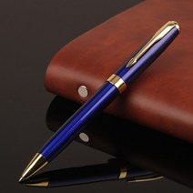 미니 음성 볼펜 녹음기1.0mm 고품질 금속 크리 에이 티브 비즈니스 검정 잉크 펜, 푸른