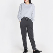여자 기모 맨투맨 투라인 츄리닝복 세트 헬스장복장