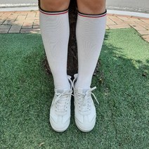 국산 여성니삭스 종아리양말 아이보리 검정 모두발