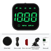 차량 속도계 hud 카플레이 모니터 Obd 스마트 디지털 미터 p10 진단 도구 자동차 온도 rpm 마일리지 게이지 다기능 헤드 업 디스플레이, b