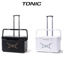 토닉 아이스박스 32L 쿨러 이동이 쉬운 캐리어 바퀴형 낚시 캠핑 TCI-032, 화이트