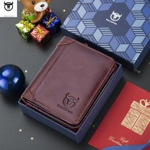BULL 가죽 수제 동전지갑 카드지갑 남성 반지갑 남자