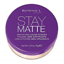 Rimmel Stay Matte 루즈 파우더 001 투명 3.7g(0.12온스) (1팩) Rimmel 스토어 방문하기