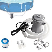 1마력모터 수중펌프 양수기지상 수영장용 전기 필터 펌프 가정용 이동식 코어 순환, 02 EU