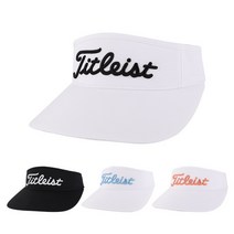 [TITLEIST] 타이틀리스트 여성용 선드롭 골프모자 바이저, 골프모자_화이트블랙, 색상:골프모자_화이트블랙