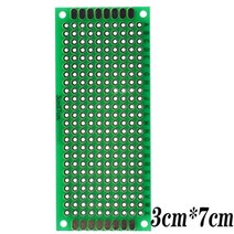 9x15 8x12 7x9 6x8 5x7 4x6 3x7 2x8 cm 양면 프로토 타입 diy 범용 인쇄 회로 기판 보드 arduino 용 프로토 보드, 3x7cm