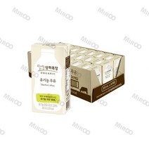 매일유업 상하목장 유기농 멸균 우유 200ml 24팩, 상세페이지 참조