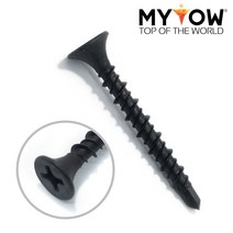 양날 피스 흑색 외날 나팔머리 나사 석고보드 목재, 쿠팡업 8x19