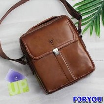 Foryou5985 블루마운트 소가죽 캐주얼 크로스백 남자가방 남성 심플 가방 남자 가죽